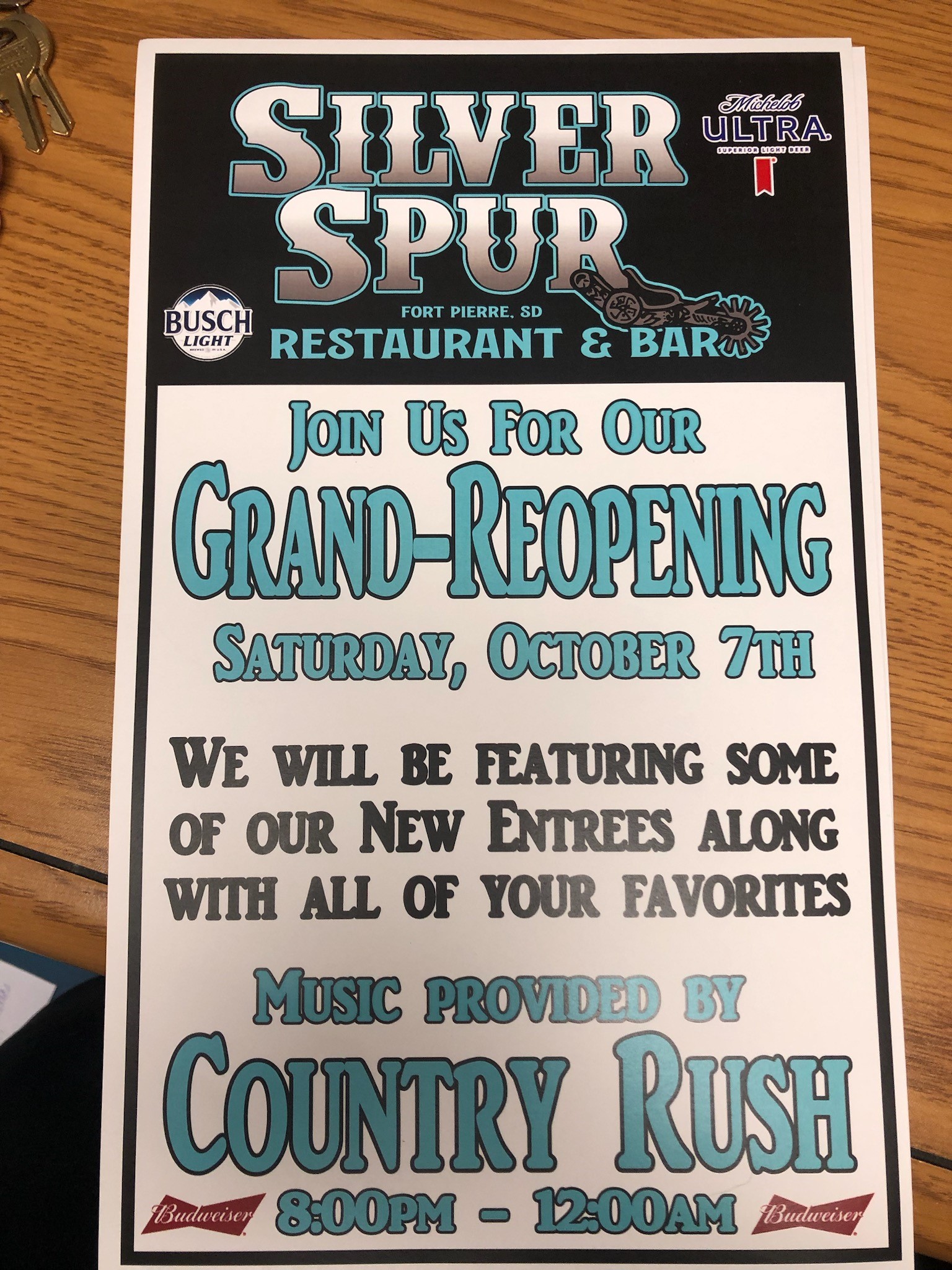 Silver Spur Grand Reopening Fort Pierre South Dakota Official site